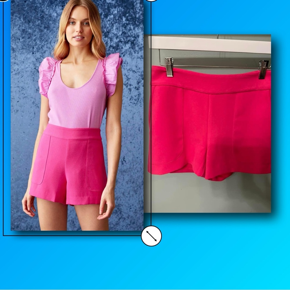 Marie Oliver Hot Pink Shorts- Never worn